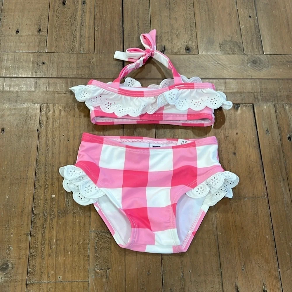 Janie and jack picnic plaid bikini
